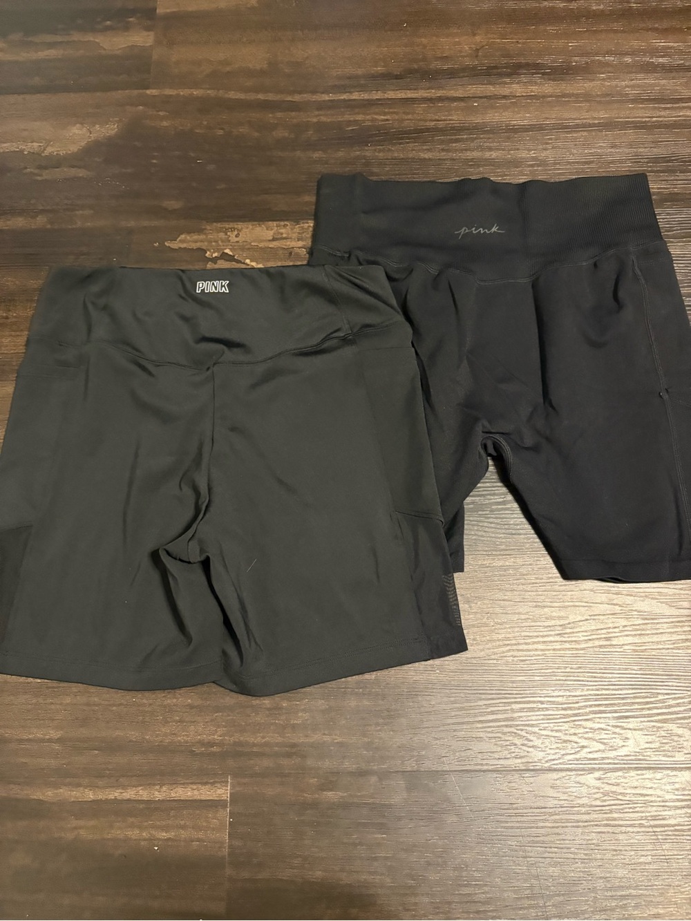 2 PINK Victoria's Secret Black Women's Bike Shorts